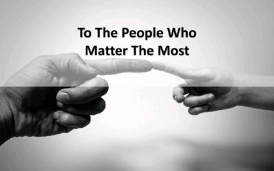 THE PEOPLE WHO MATTER THE MOST