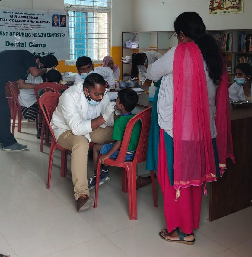 Dental Checkup Camp by Dr. Ambedkar Dental College
